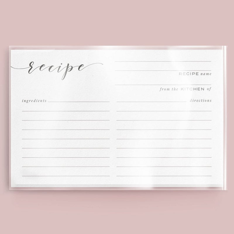 Dashleigh Recipe Card Notepad, 4x6 in, 100 Sheets, Front and Back - Image 3